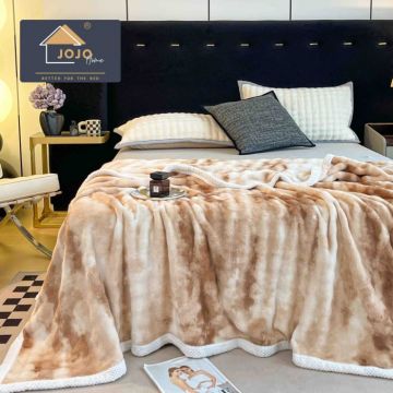 Patura Cocolino Cu Bordura Alba - Capuccino