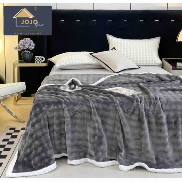 Patura Cocolino Cu Bordura Alba - Gri