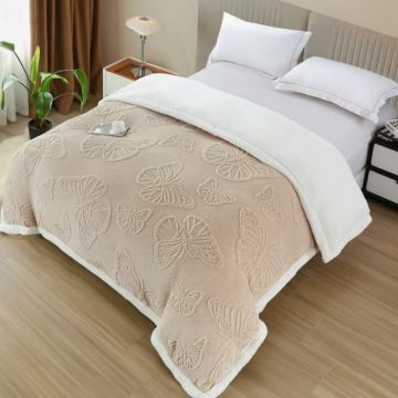 Patura Cocolino cu Fermoar si Blanita ,   Fluturi 3D