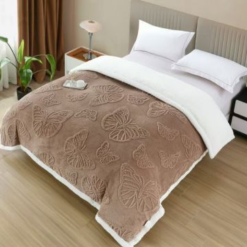 Patura Cocolino cu Fermoar si Blanita ,   Fluturi 3D