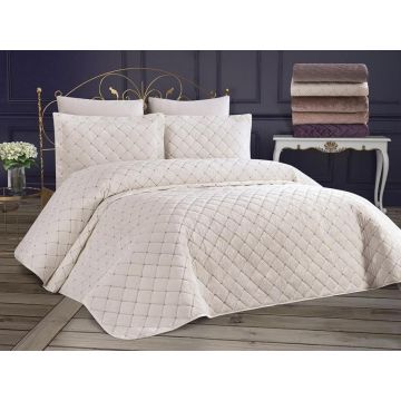 Set Cuvertura Pat Dublu Model Dessert Cream