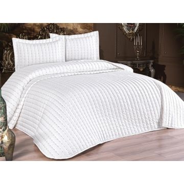Set Cuvertura Pat Dublu Model Dublin Cream