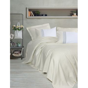 Set Cuvertura Pique Model Lessy Green