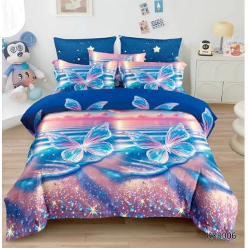 Lenjerie de Pat 1 Persoana Finet Premium cu Model Animat