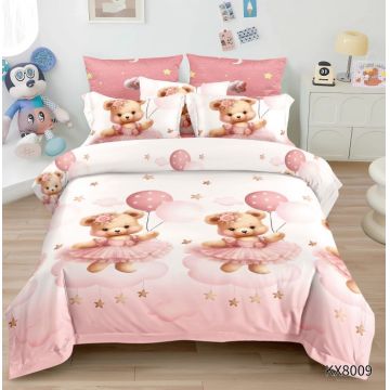 Lenjerie de Pat 1 Persoana Finet Premium cu Model Animat