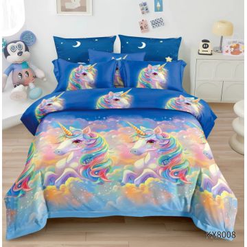 Lenjerie de Pat 1 Persoana Finet Premium cu Model Animat