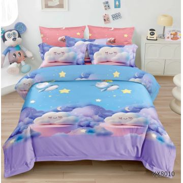 Lenjerie de Pat 1 Persoana Finet Premium cu Model Animat