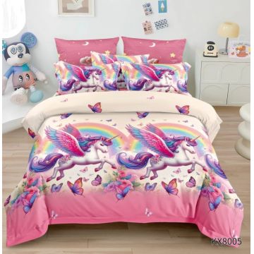 Lenjerie de Pat 1 Persoana Finet Premium cu Model Animat