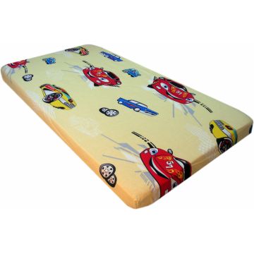 Lenjerie patut cu 3 piese Masinute crem