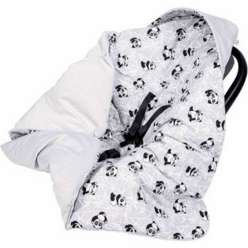 Paturica de infasat pentru scaun auto Velvet Infantilo IF19109 pandagri
