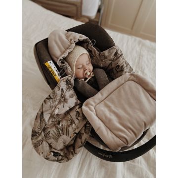 Paturica universala pentru scoica auto bumbaccatifea Magic Jungle Khaki Sleepee 3 tog