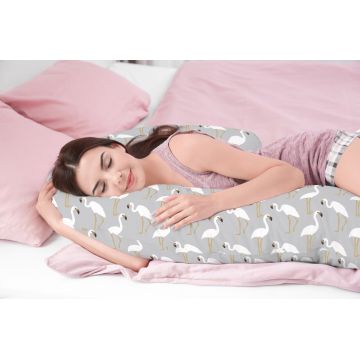 Perna pentru gravide si alaptat, Flamingo Grey