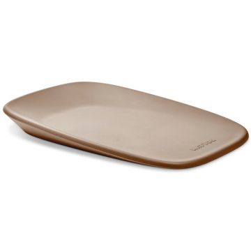 Saltea de infasat, Nattou, Softy, Moale, Utilizabil si fara husa, Design ergonomic, Spuma PU, 70x50x10 cm, Fara BPA, 0 luni+, Taupe