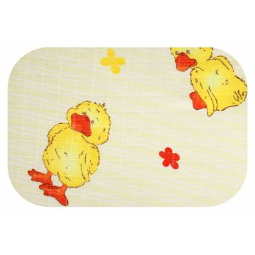 Scutec din bumbac tetra Lux 70x80 cm model Yellow Duck