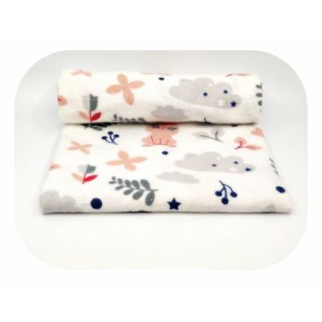 Scutec din finet 70x80 cm model Pink Rabbit