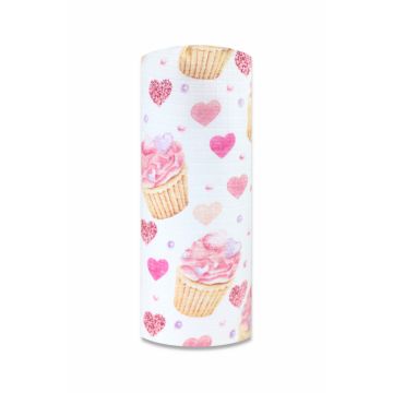 Scutec din muselina 70x80 cm Tetra model Muffins