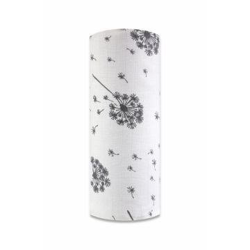 Scutec pentru bebelusi, EgaKids, reutilizabil, din muselina tetra, bsorbtie excelenta, dimensiune 70 x 80 cm, model Dandelions