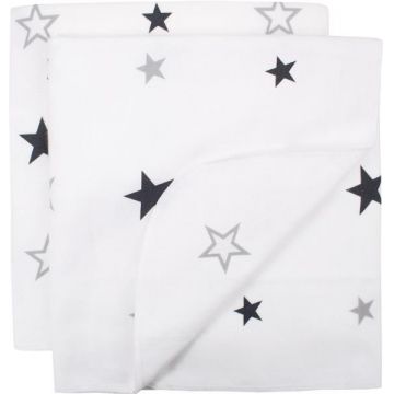 Scutece multifunctionale molton 80x80 cm 2set Star A.H.