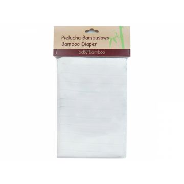 Scutecel din bambus 90x90 cm White