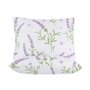 Set 2 Perne 50x70 Somnart Belina Lavanda, microfibra, lavabile la masina