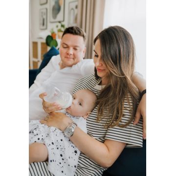 Set 2 scutece muselina Bambus GriRoz 75x75 cm Sleepee