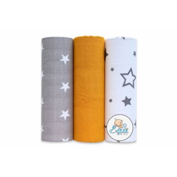 Set 3 scutece din bumbac 60x80 cm model No3