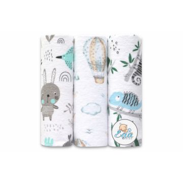 Set 3 scutece din finet 70x80cm No4