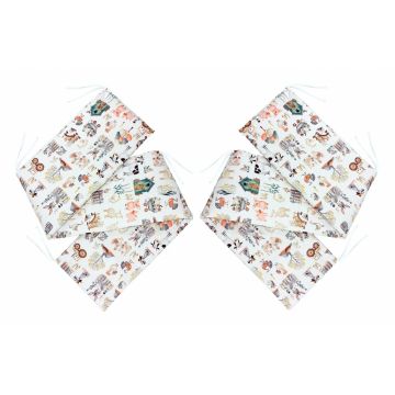 Set aparatori laterale pentru patut 120 x 60 cm Ferma