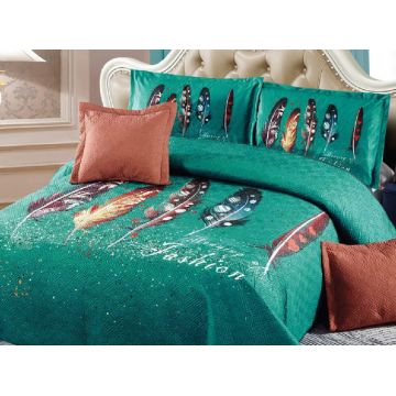 Cuvertura Matlasata 5 Piese Feather 230x250 cm (Catifea)