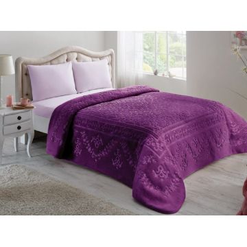 Patura Emboss Amira Mov 220x240 cm