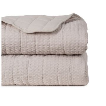 Cuvertură bej matlasată 180x260 cm – Ixia