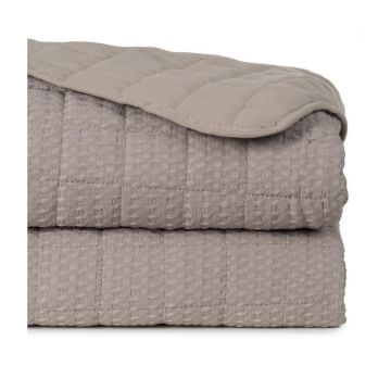 Cuvertură bej matlasată 240x260 cm – Ixia