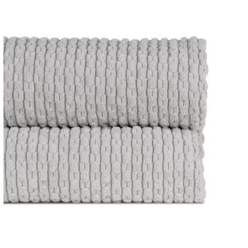 Cuvertură gri deschis matlasată 180x260 cm – Ixia