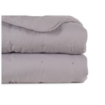 Cuvertură gri matlasată 180x260 cm – Ixia