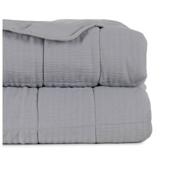 Cuvertură gri matlasată 230x280 cm – Ixia