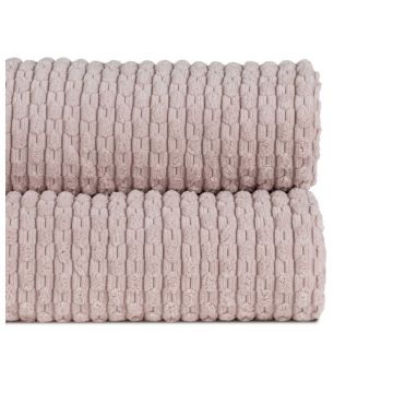 Cuvertură roz matlasată 180x260 cm – Ixia