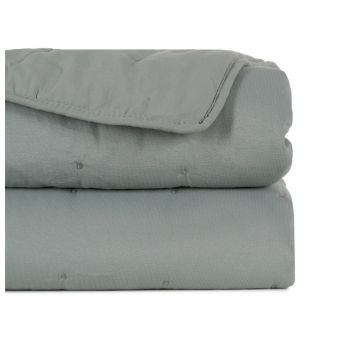 Cuvertură verde prăfuit matlasată 180x260 cm – Ixia