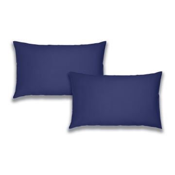 Fețe de pernă 2 buc. din bumbac percal 50x75 cm Cotton Percale – Bianca