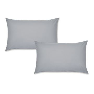 Fețe de pernă 2 buc. din bumbac percale 75x50 cm Easy Iron Percale – Catherine Lansfield