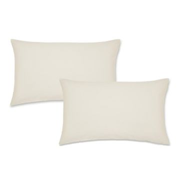 Fețe de pernă 2 buc. din bumbac percale 75x50 cm Easy Iron Percale – Catherine Lansfield