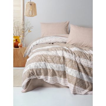 Lenjerie Arrow Crem (Bumbac 100% Flanel)