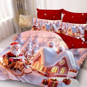 Lenjerie Craciun Noel V105 6 Piese (Finet)