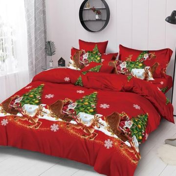 Lenjerie Craciun Winter V15 6 Piese (Finet)