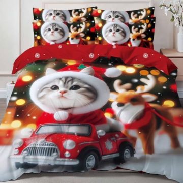 Lenjerie Craciun Xmas V63 6 Piese (Finet)