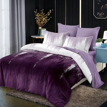 Lenjerie cu elastic 180x200 Grove 6 Piese (Finet)