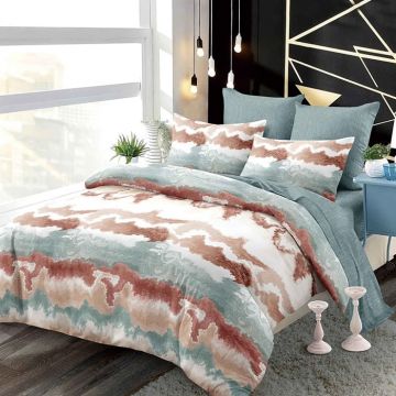 Lenjerie cu elastic 180x200 Klint 6 Piese (Finet)