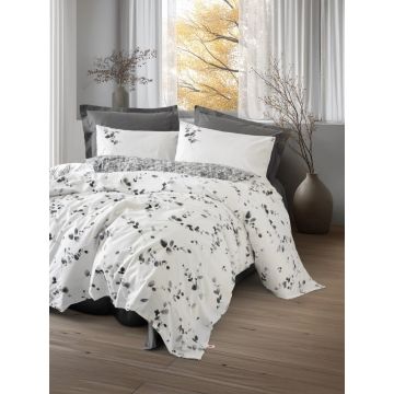 Lenjerie Elaria Antracit (Bumbac 100%)