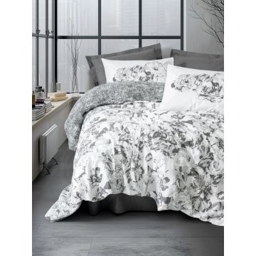 Lenjerie Florva Antracit (Bumbac 100%)