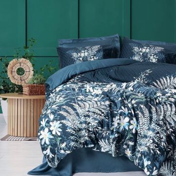 Lenjerie Imvelo Petrol 6 Piese (Bumbac 100%)