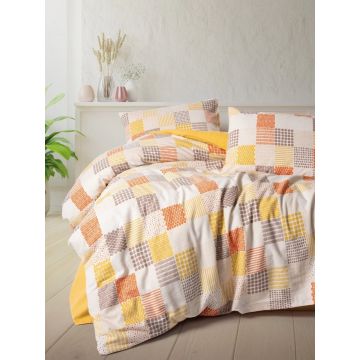 Lenjerie Palm Galben (Bumbac 100%)